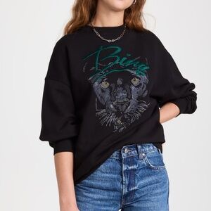Anine Bing Kenny World Tour Panther Sweatshirt Small